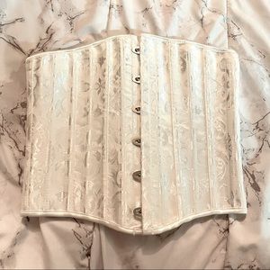 Corset white lingerie top size M